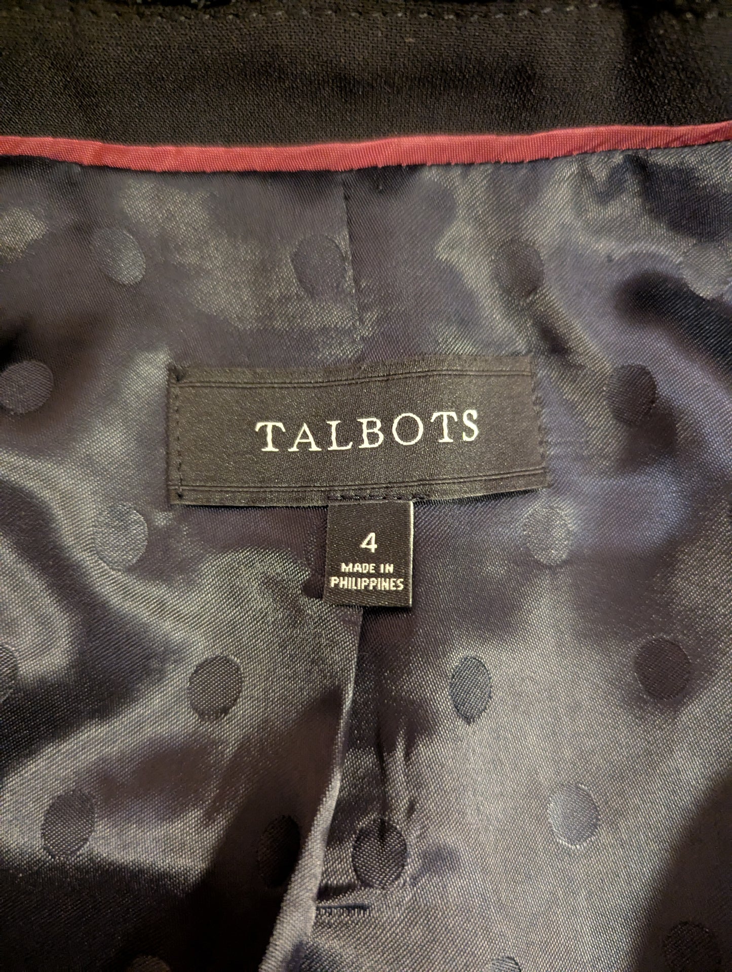 Talbots Lined Formal Blazer, Perfect for Musicians, Orchestra, Classy Events