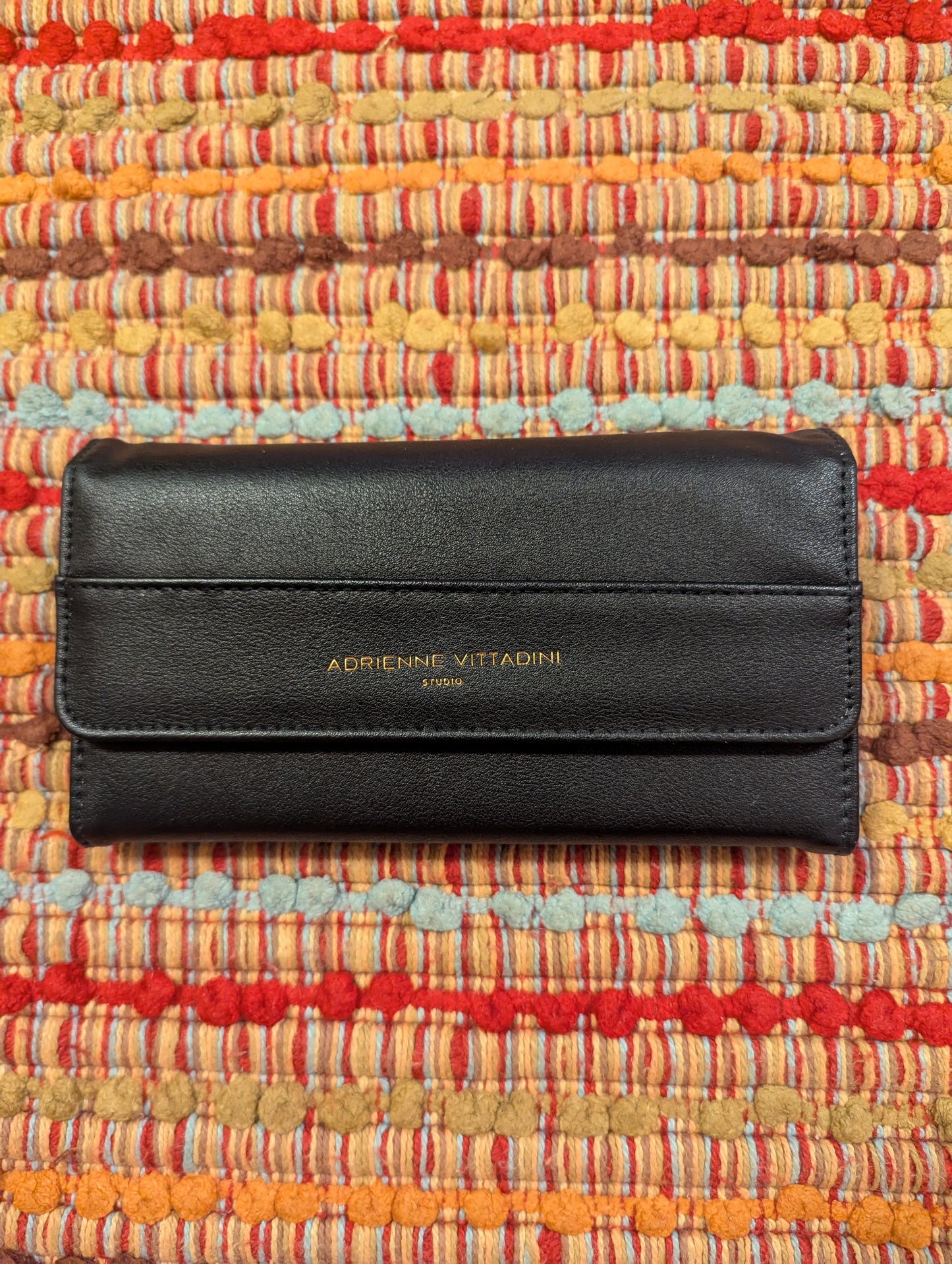Adrienne Vittadini Fashion Designer Wallet, Smooth Snap Closure, New w/ Tags