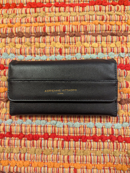 Adrienne Vittadini Fashion Designer Wallet, Smooth Snap Closure, New w/ Tags