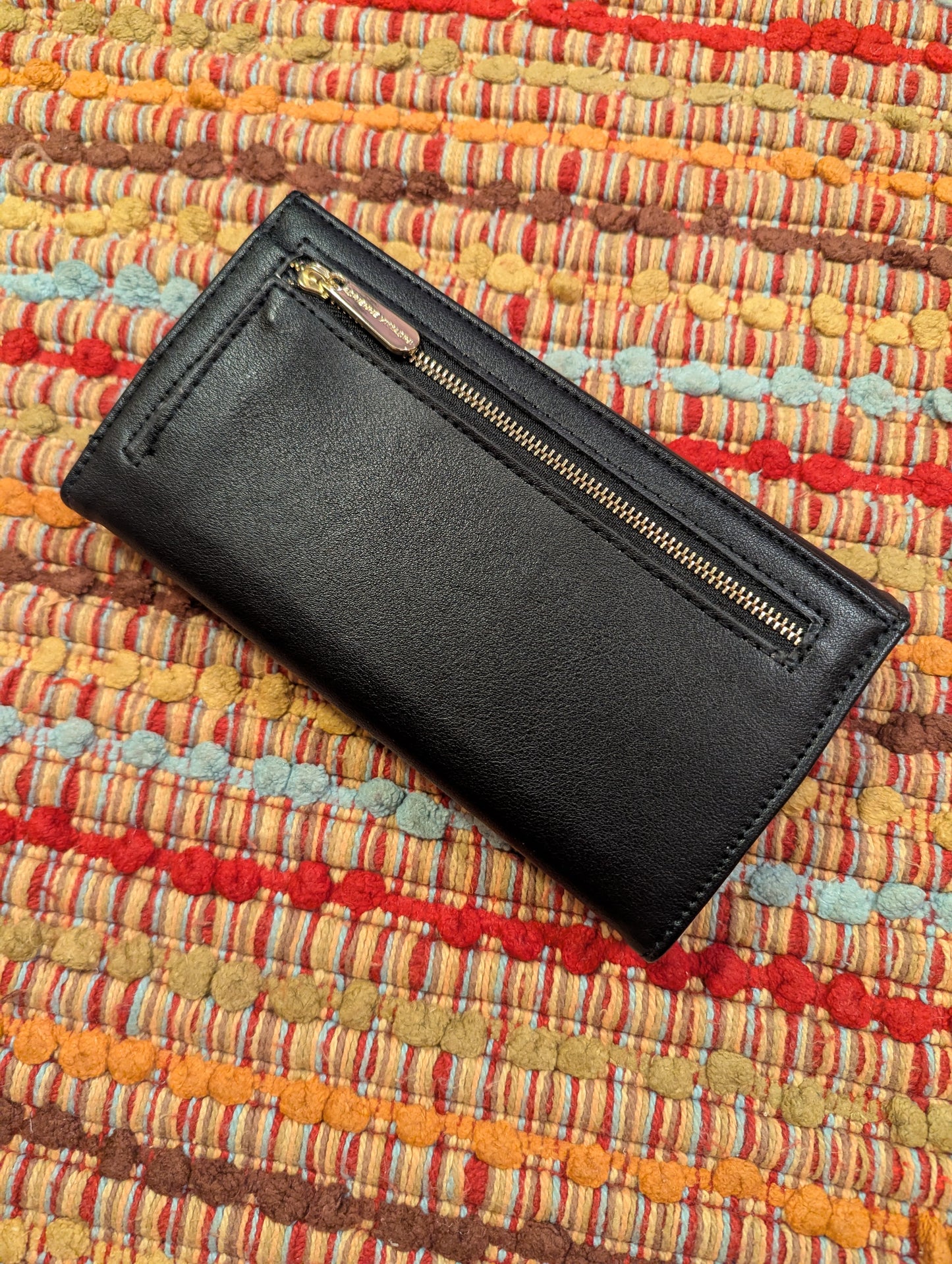 Adrienne Vittadini Fashion Designer Wallet, Smooth Snap Closure, New w/ Tags