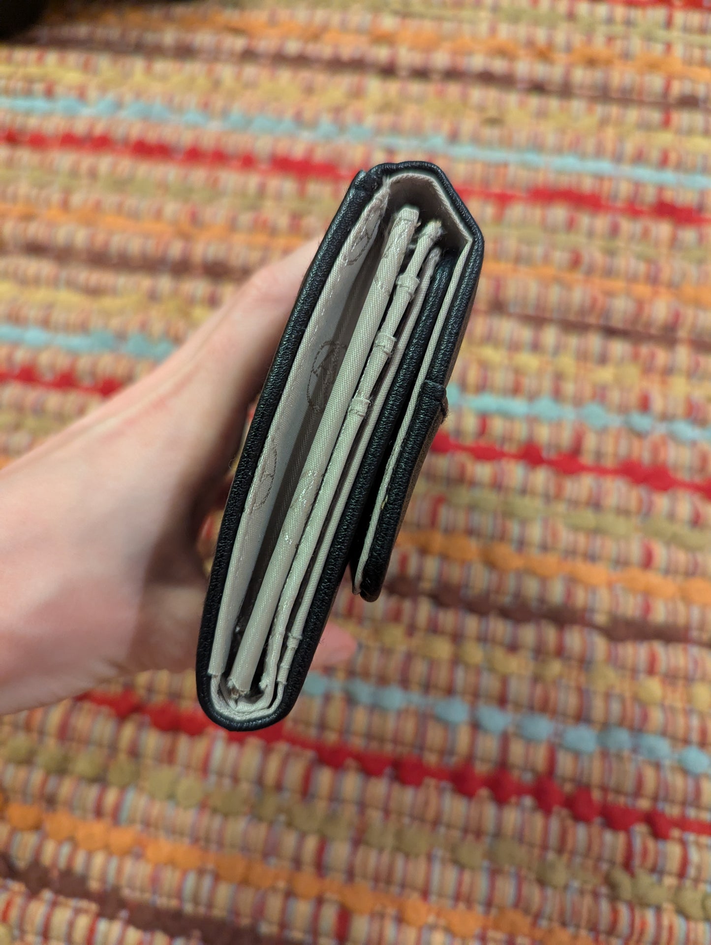 Adrienne Vittadini Fashion Designer Wallet, Smooth Snap Closure, New w/ Tags